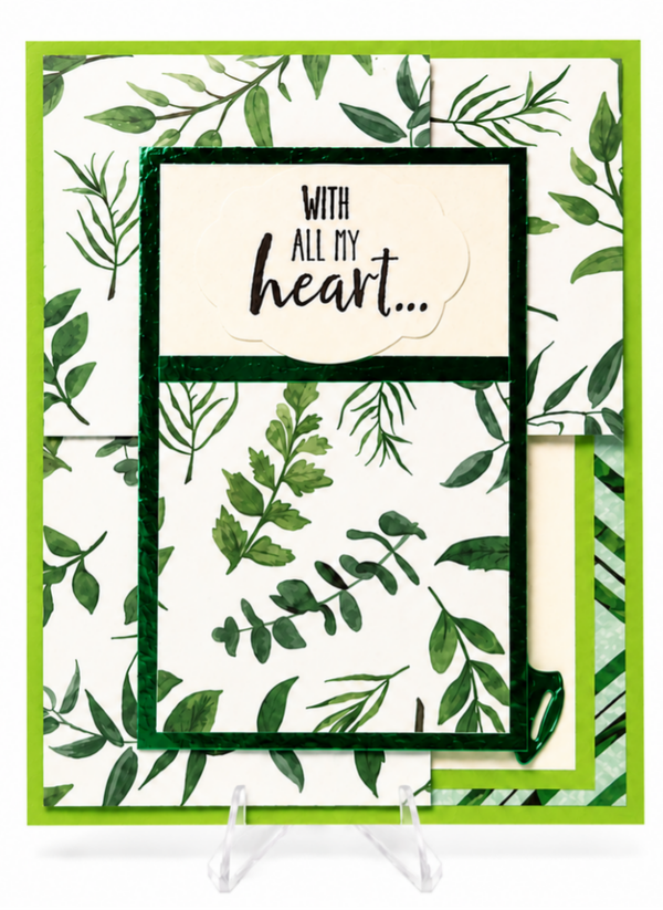 Pleated Floral - Thank You Card Set