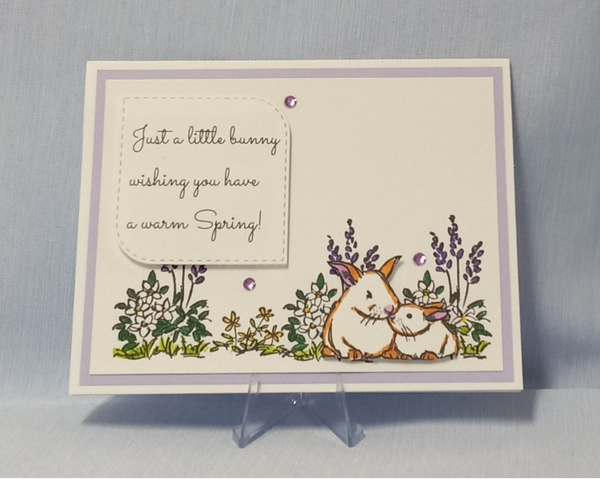 "Bunny Blossoms" Spring Card