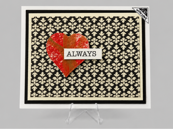 Ebony & Ivory - Wedding Card