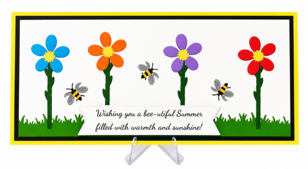 Buzzing Blossoms - Summer Card