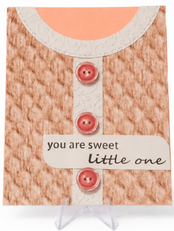 Warm Sweater - New Baby Card