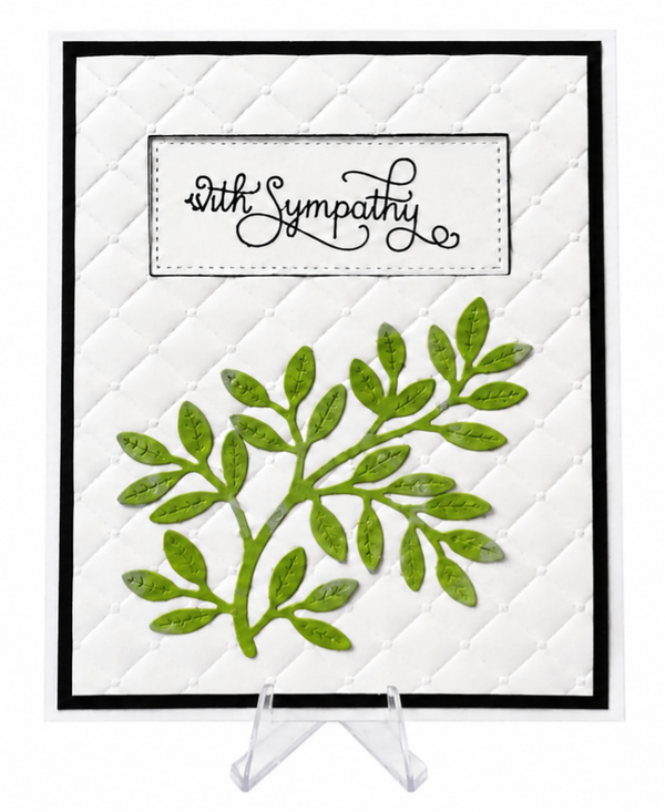Silent Foliage - Sympathy Card