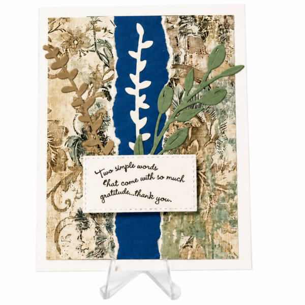 Simple Words - Thank You Card