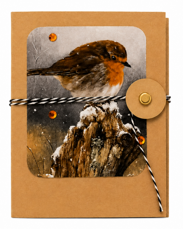 Winter Perch - Mini Junk Journal