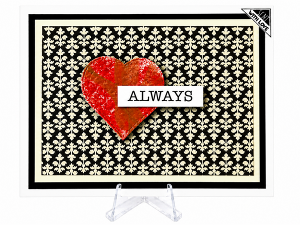 Ebony & Ivory - Wedding Card