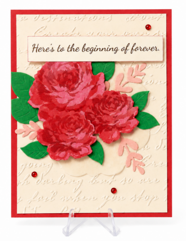 Wild Roses - Wedding Card