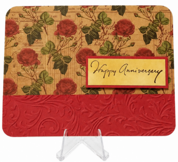 Dated Rose - Anniversary Card