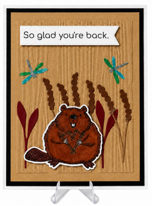Greeting Beaver - Housewarming Card