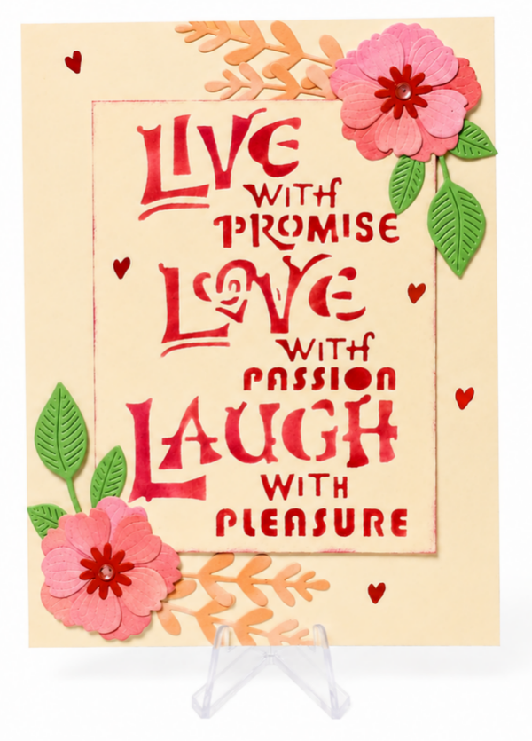 Live, Love, Laugh - Wedding Card