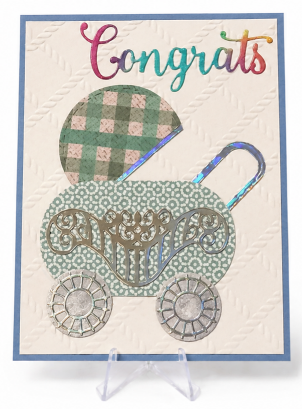 Retro Buggy - New Baby Card