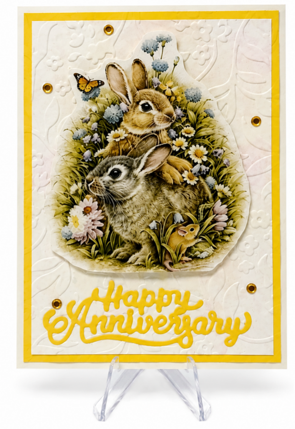 Bunny Love - Anniversary Card