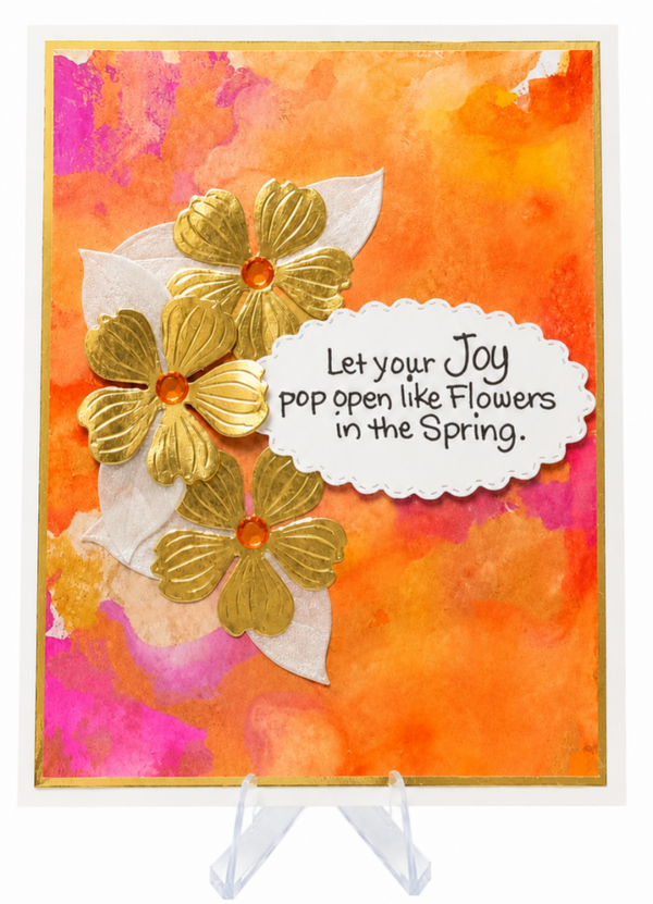Golden Joy - Spring Card