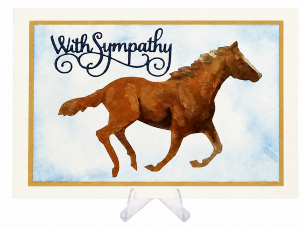 Quiet Pasture - Loss of Pet Card