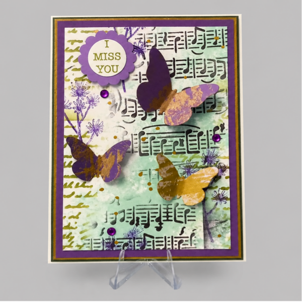 Musical Mess - Miss You Card