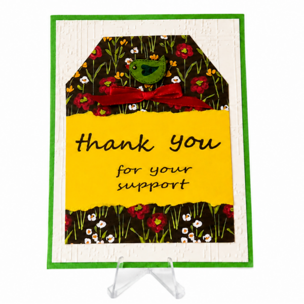 Brightly Tagged - Thank You Card