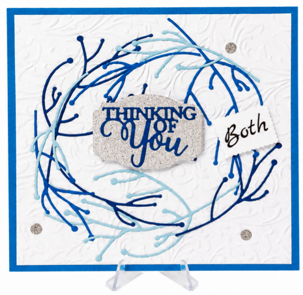 Indigo Sprigs - Thinking of You Square Card