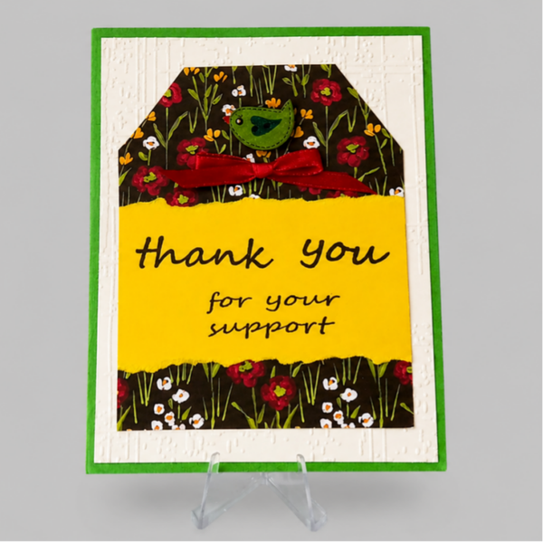 Brightly Tagged - Thank You Card