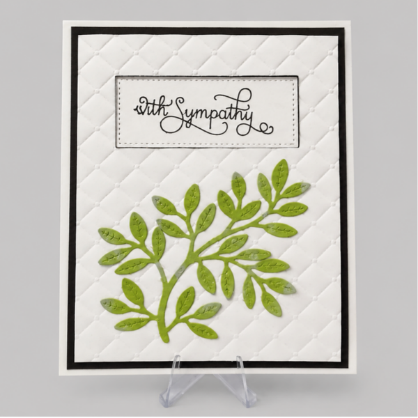Silent Foliage - Sympathy Card