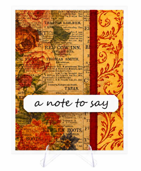 Vintage Bouquet - Worded Multi-purpose Card