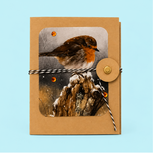 Winter Perch - Mini Junk Journal