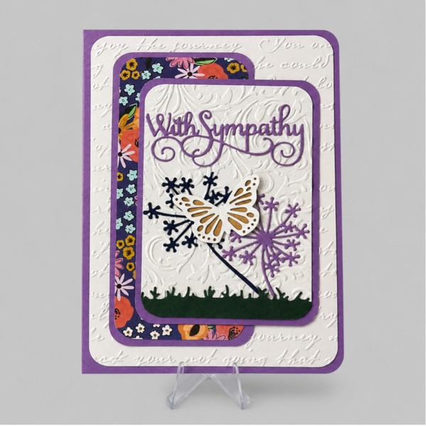Solemn Condolence - Sympathy Card