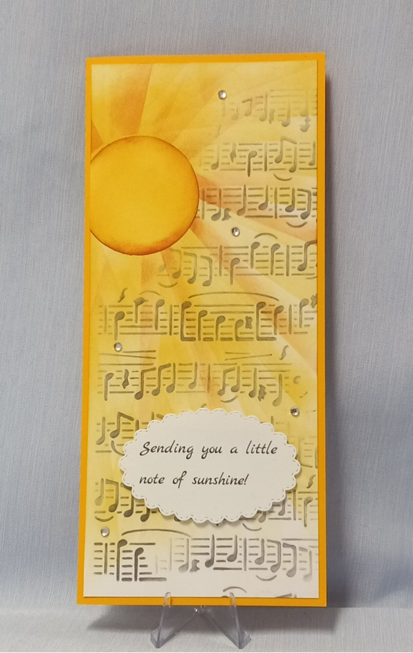 "Golden Notes"  Summer Card