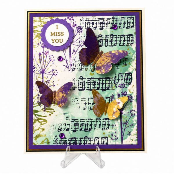 Musical Mess - Miss You Card