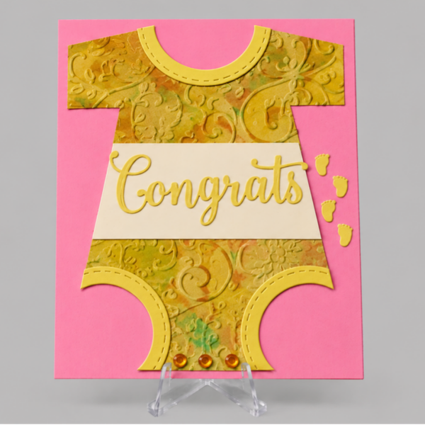 Onesie - New Baby Card