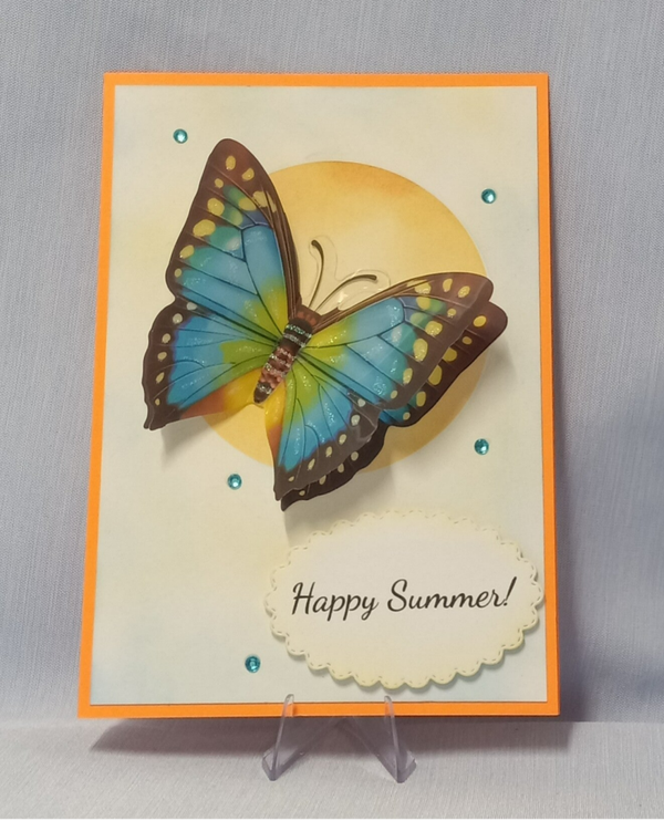 "Blue Wings"  Summer Card
