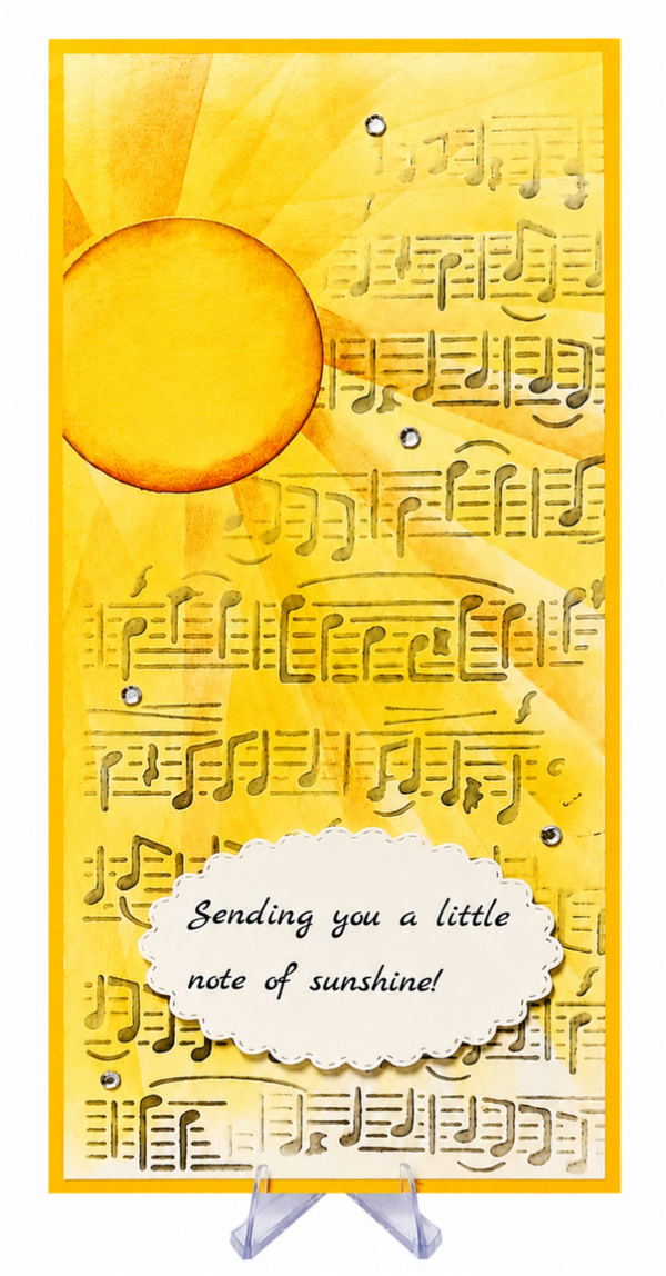 Golden Notes - Summer Card