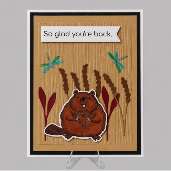 Greeting Beaver - Housewarming Card