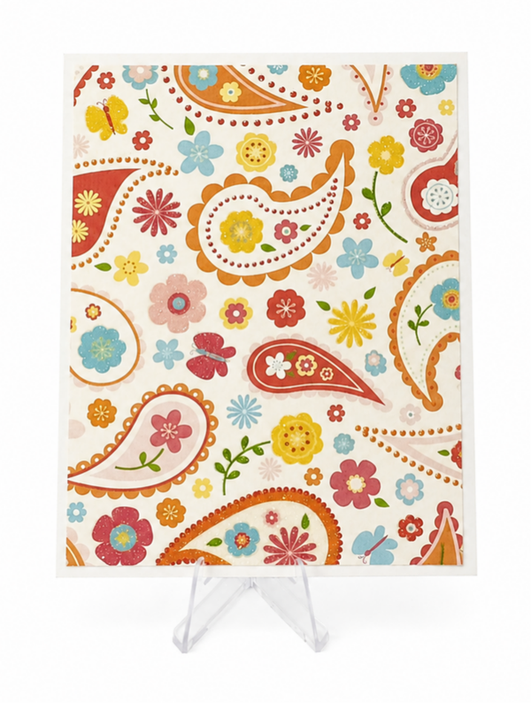 Paisley - Blank Multi-purpose Card