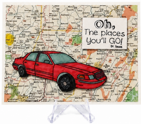 Rerouted - Going Away Card
