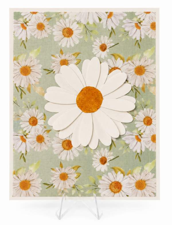 Daisies - Blank Multi-purpose Card