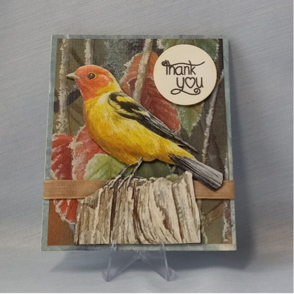 “Golden Perch” Thank You Card