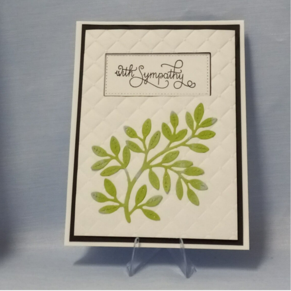 “Silent Foliage” Sympathy Card