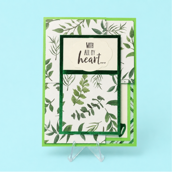 Pleated Floral - Thank You Card Set