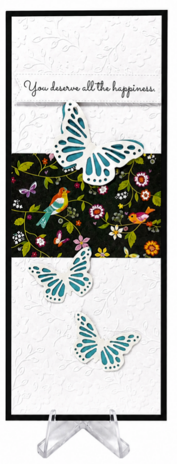 Happy Butterfly - Bridal Shower Card