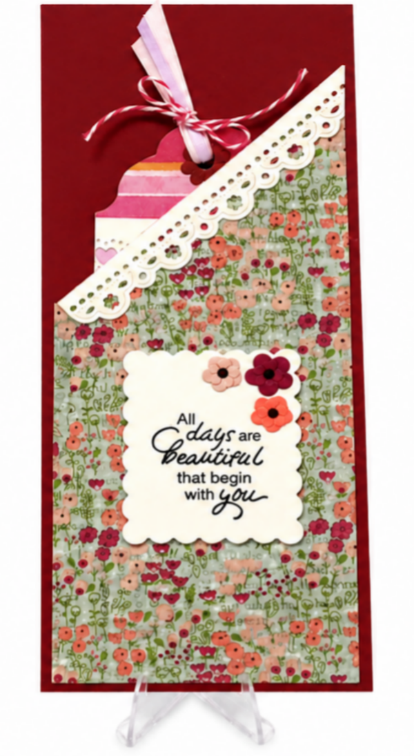 Burgundy Bloom - Caregiving Card