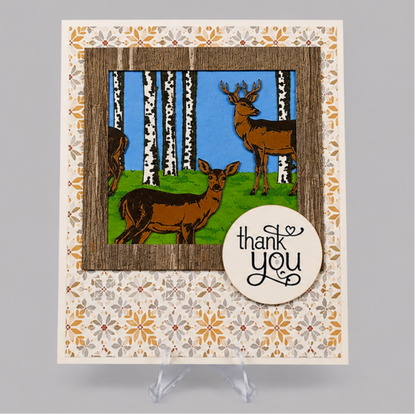 Framed Nature - Thank You Card