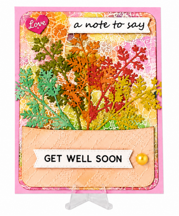 Colorful Note - Get Well Card
