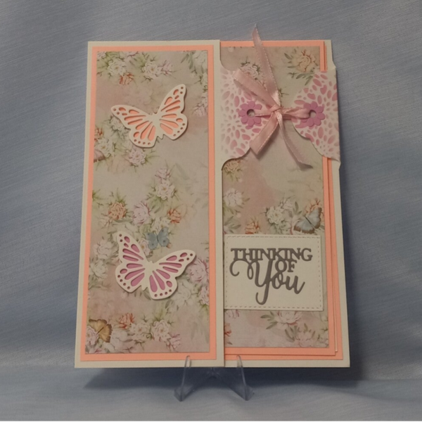 “Delicate & Pink” Thinking of You Card