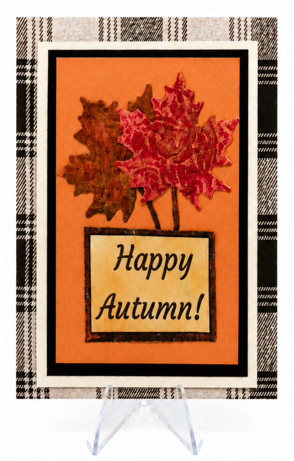 Fallen Leaves - Autumn Fun Fold Card