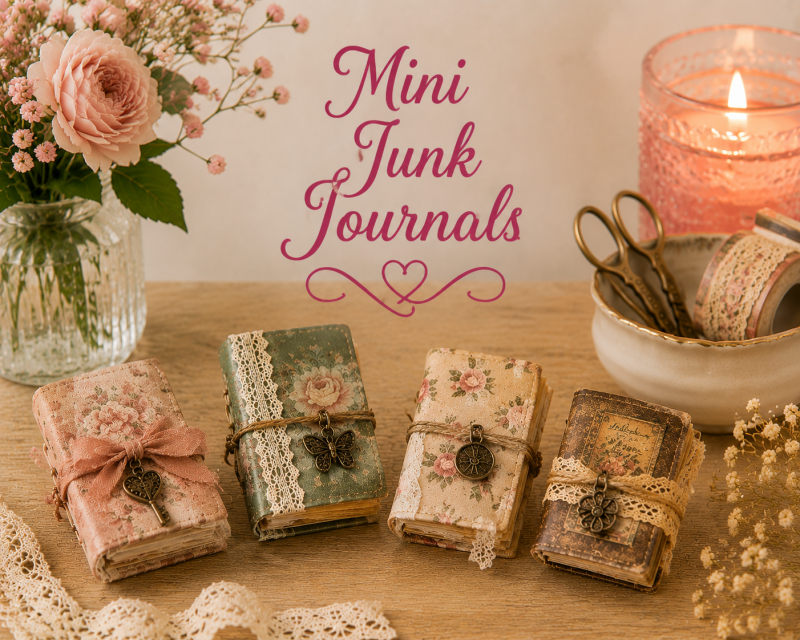 mini junk journals banner