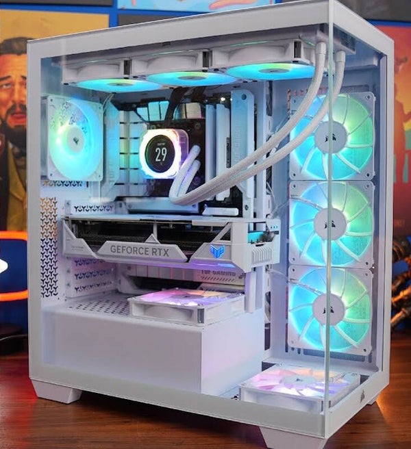 STARGAMERONE valkyrie white -adapté 4K- ryzen 7 9800x3d RX 7900 XTX (image non contractuelle - prix variable selon disponibilité des composants) Prix TTC