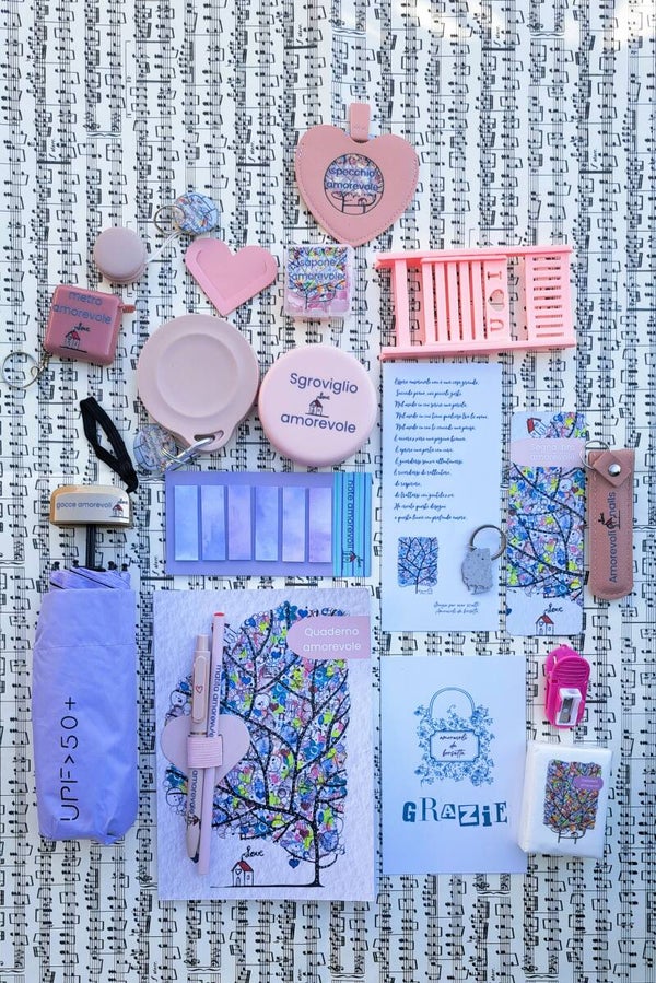 LINEA 2 kit Luxury 5 amorevolidaborsetta. 21 amorevoli Love: trova il tuo luogo amorevole.