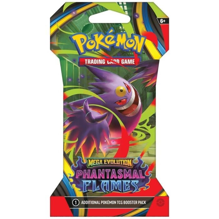 Pokémon Mega Evolution - Phantasmal Flames sleeved booster pack (10 kaarten)