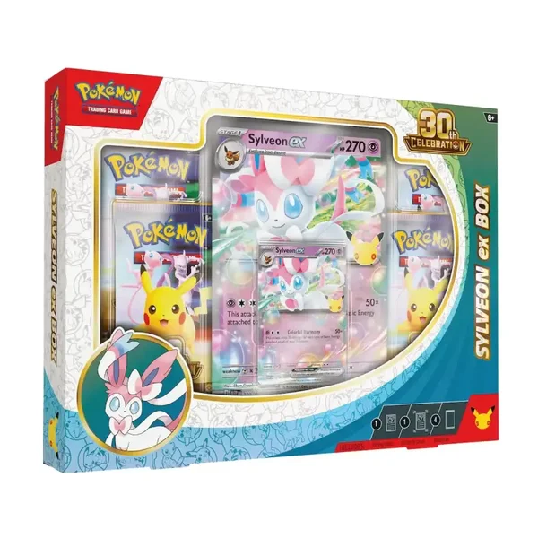 Pokémon TCG: 30th Celebration Sylveon ex Box
