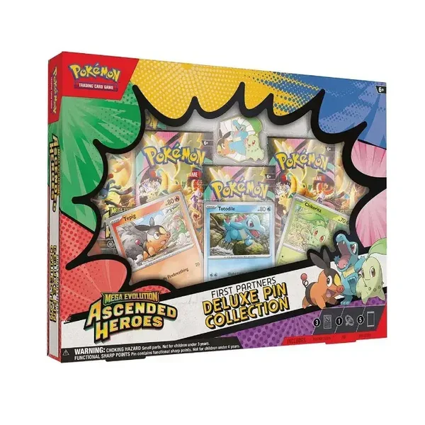 Pokémon TCG - Ascended Heroes First Partners Deluxe Pin Collection