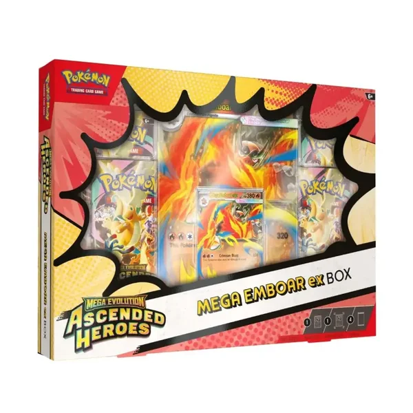 Pokémon Ascended Heroes Mega Emboar ex Box